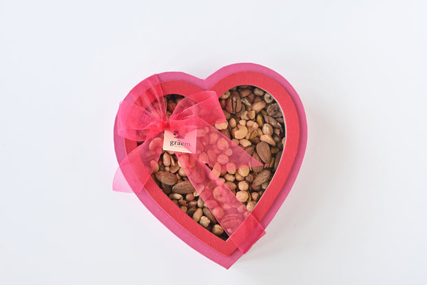 Emerson Nut Mix Heart Box